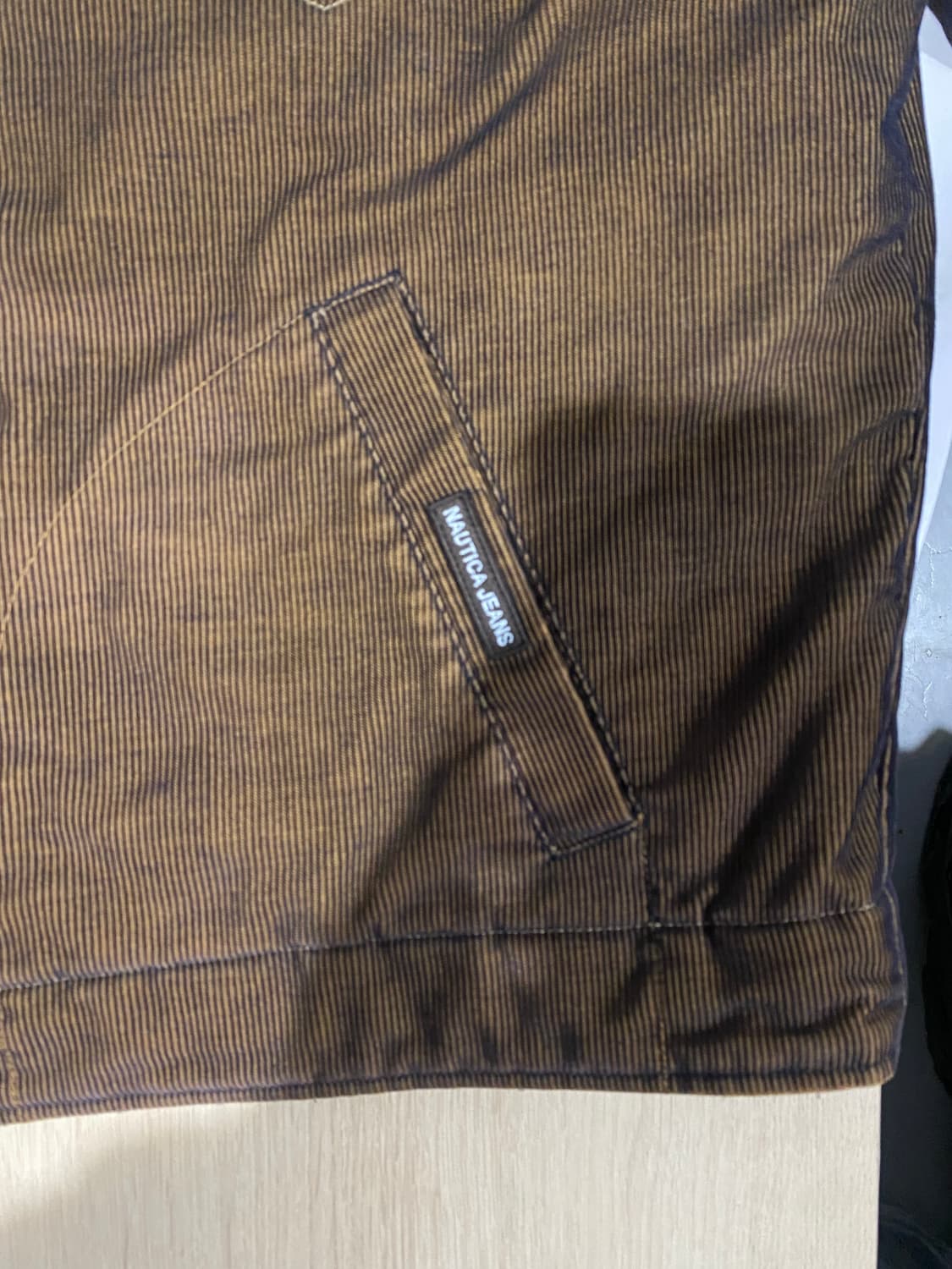 NAUTICA 코듀로이 넥 퍼 자켓 XL 상품이미지4