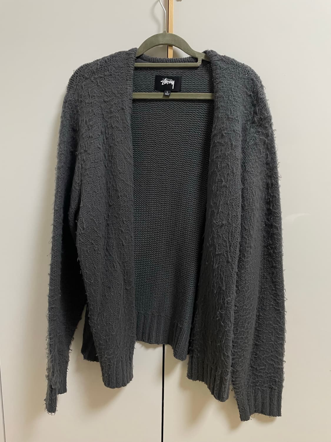 스투시 브러쉬드 샤기 가디건 상품이미지3