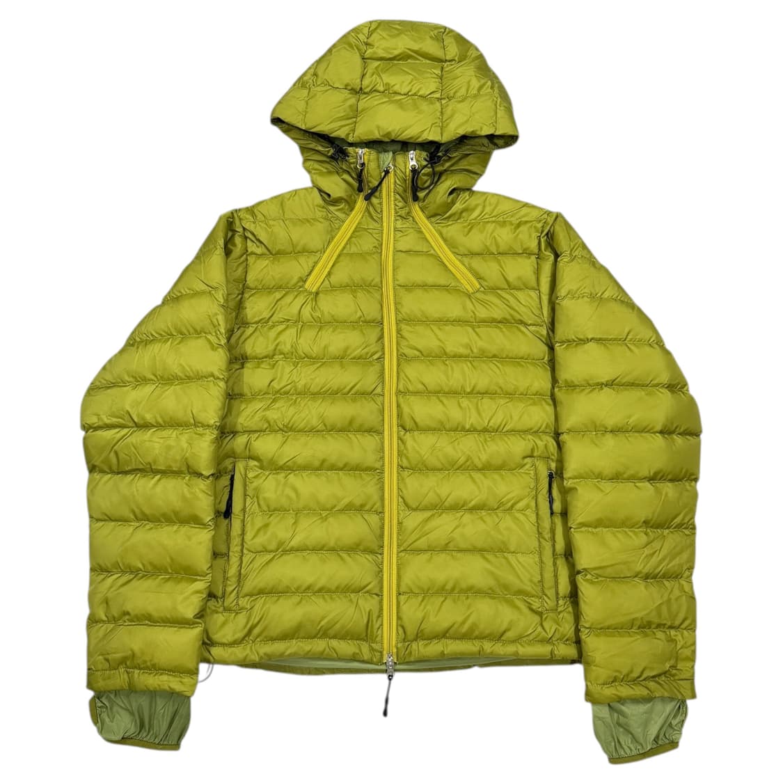 왓츠더유즈 경량패딩 자켓 카키 라임 M 상품이미지1