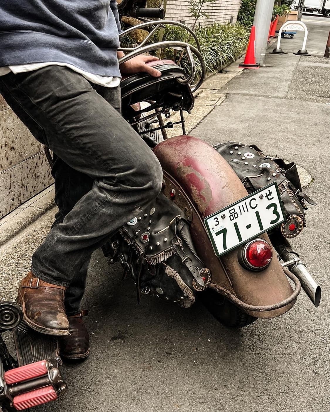 VISVIM CMYK 03 비즈빔 소셜스컬프쳐 블랙 데님 34 상품이미지3