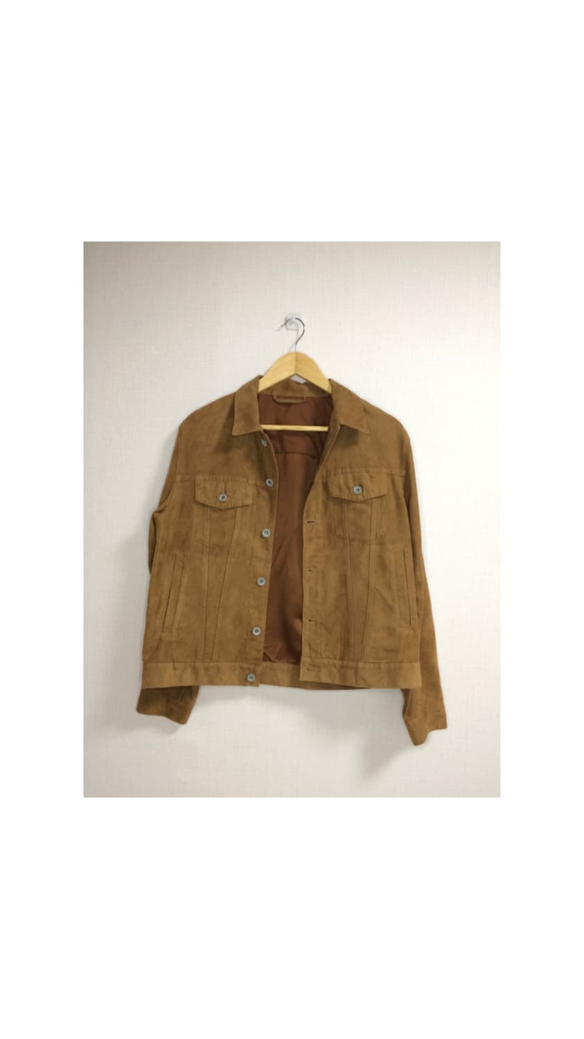 Gu 지유 카멜 스웨이드 자켓 상품이미지4