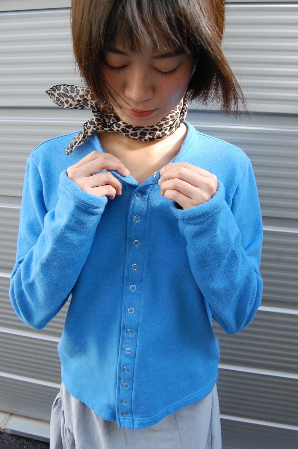 Beams boy snap button cardigan 상품이미지1