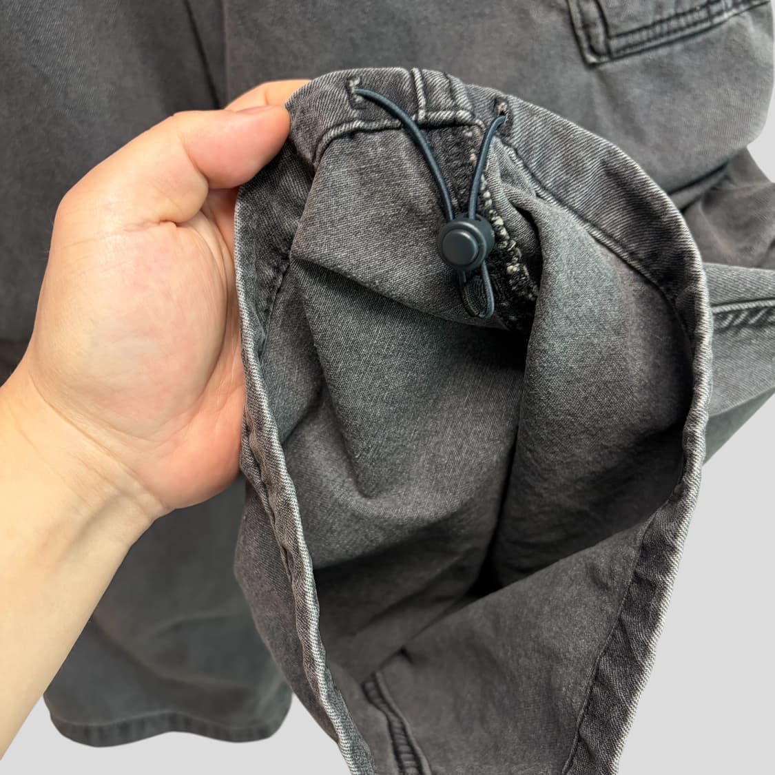 (S)GU 지유 슈퍼와이드 데님 카고팬츠 상품이미지6