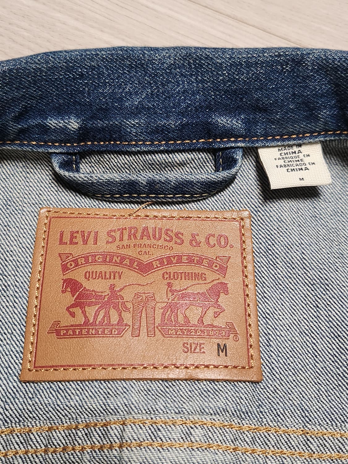 정품 리바이스(Levi's) 트러커 자켓 미디움(M) - 남녀공용 트러커 상품이미지8