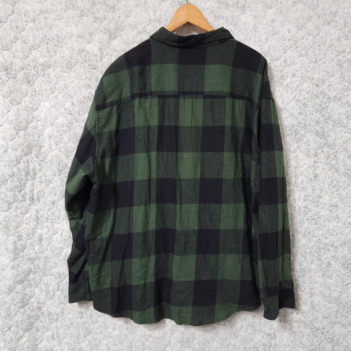 H741 [110] H&M 남성 체크 남방 상품이미지3