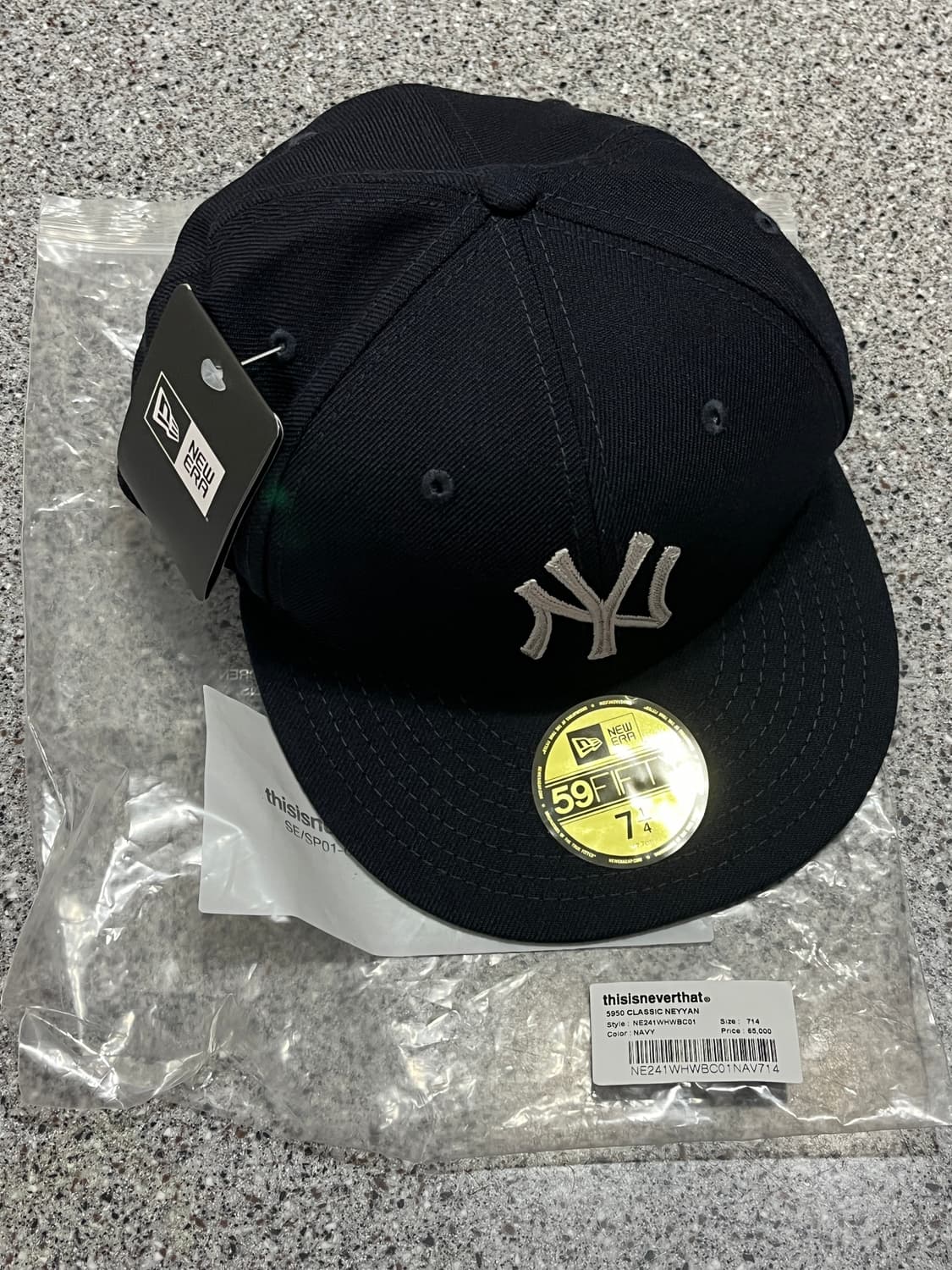 디스이즈네버댓X뉴에라XMLB 뉴욕 양키스 59피프티 클래식 네이비 상품이미지3