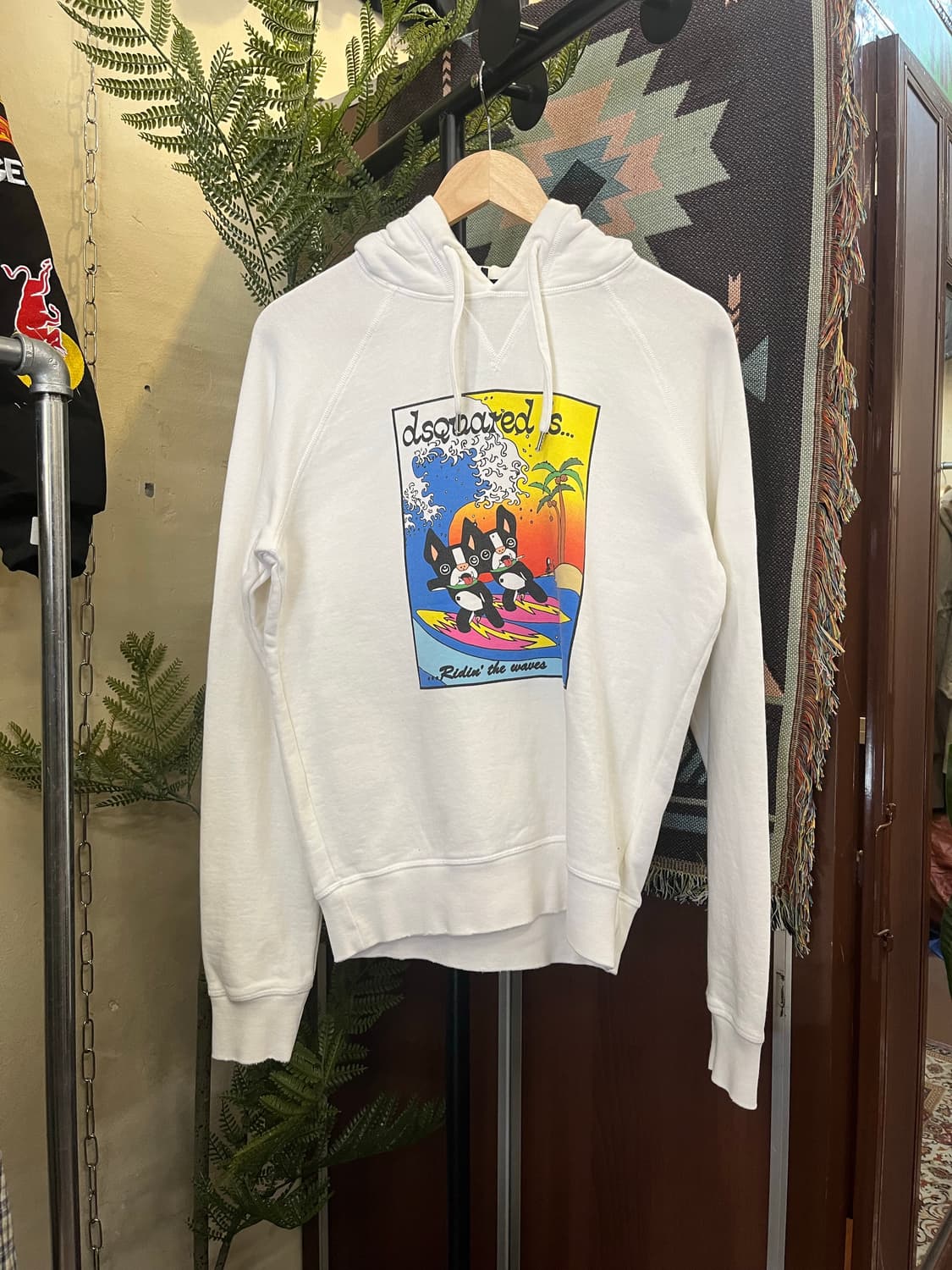 디스퀘어드2 서핑 도그 그래픽 후드티 #csz800 상품이미지1