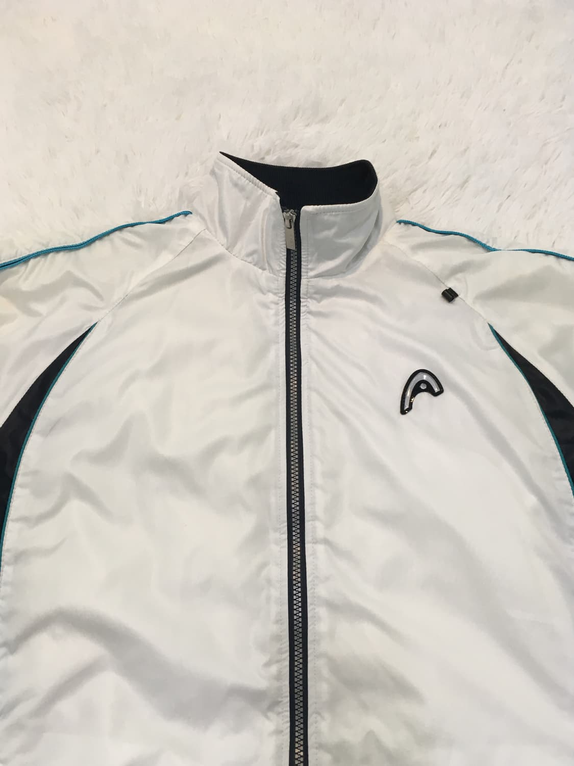 빈티지 화이트 헤드 경량 패딩 점퍼 y2k 스트릿 갸루 펑키 일본빈티지6 상품이미지6