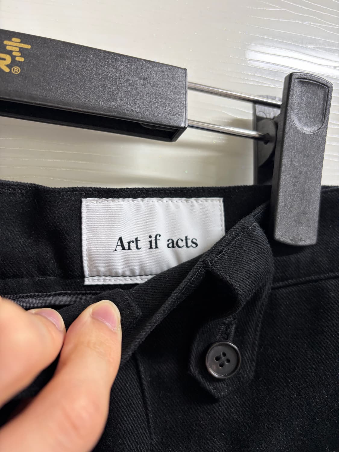 아트이프액츠 포켓 온 턱 팬츠 m 상품이미지5