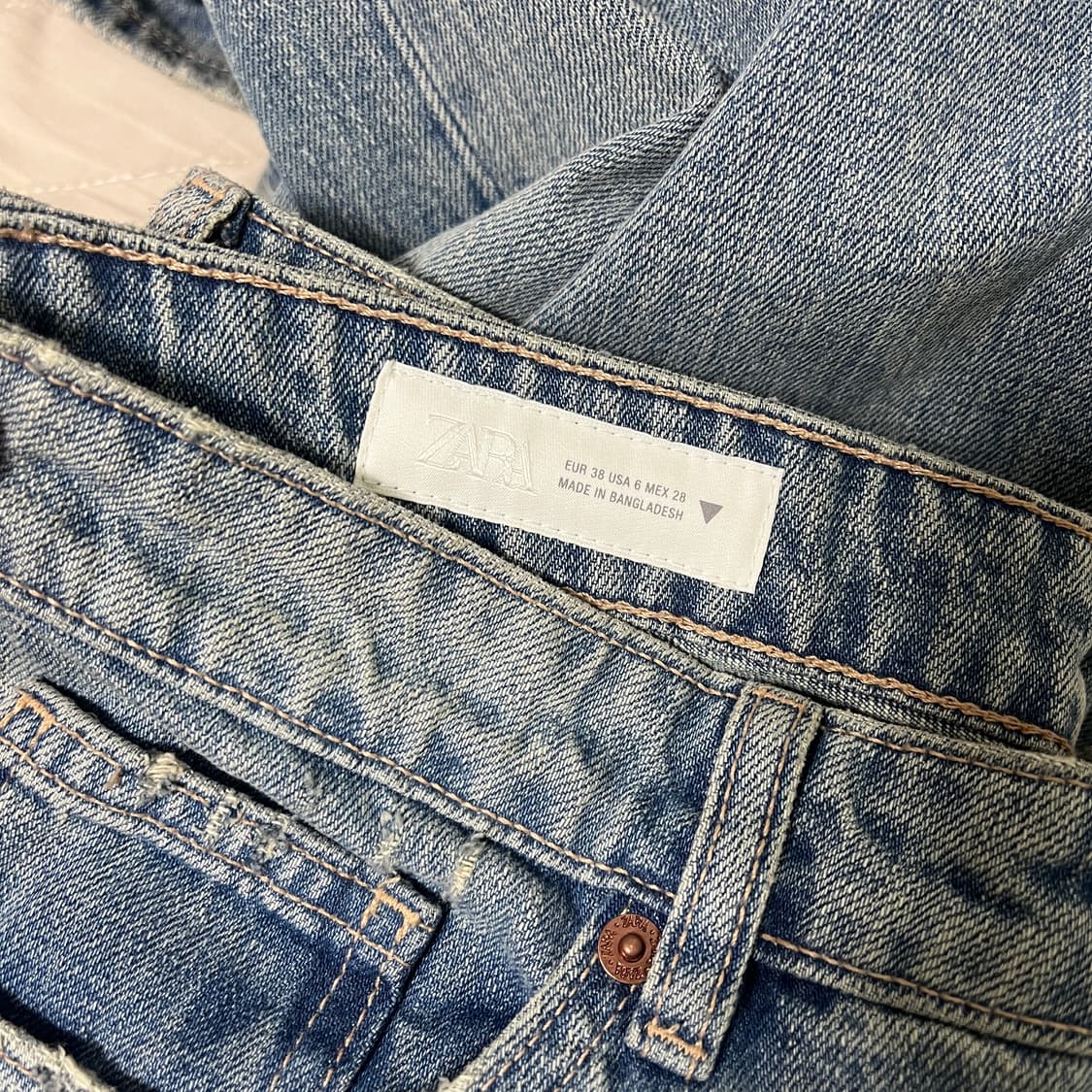 ZARA 로우라이즈 데님팬츠 상품이미지2