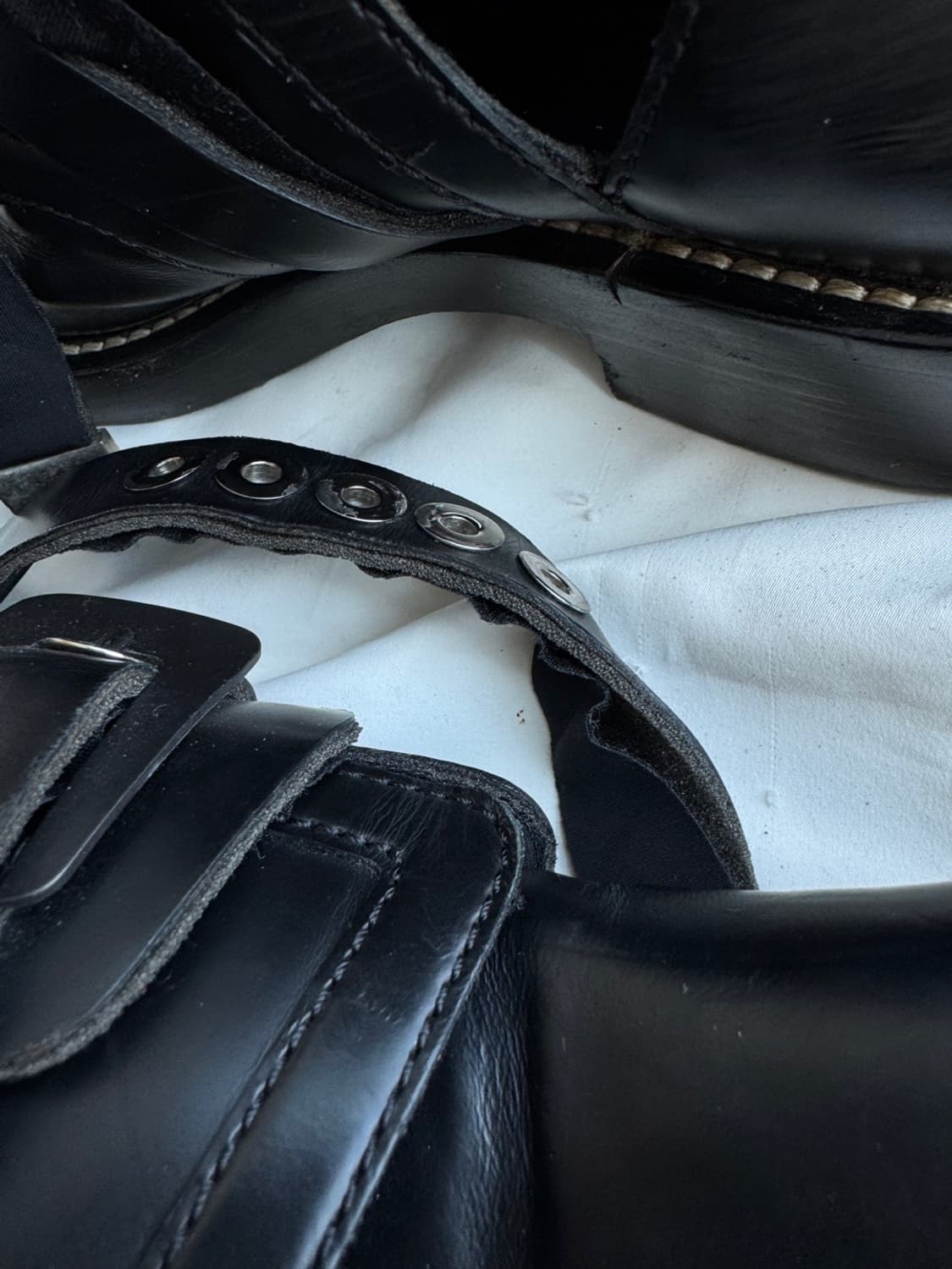 발렌시아가 Balenciaga 컷아웃 부츠 블랙 36 상품이미지10