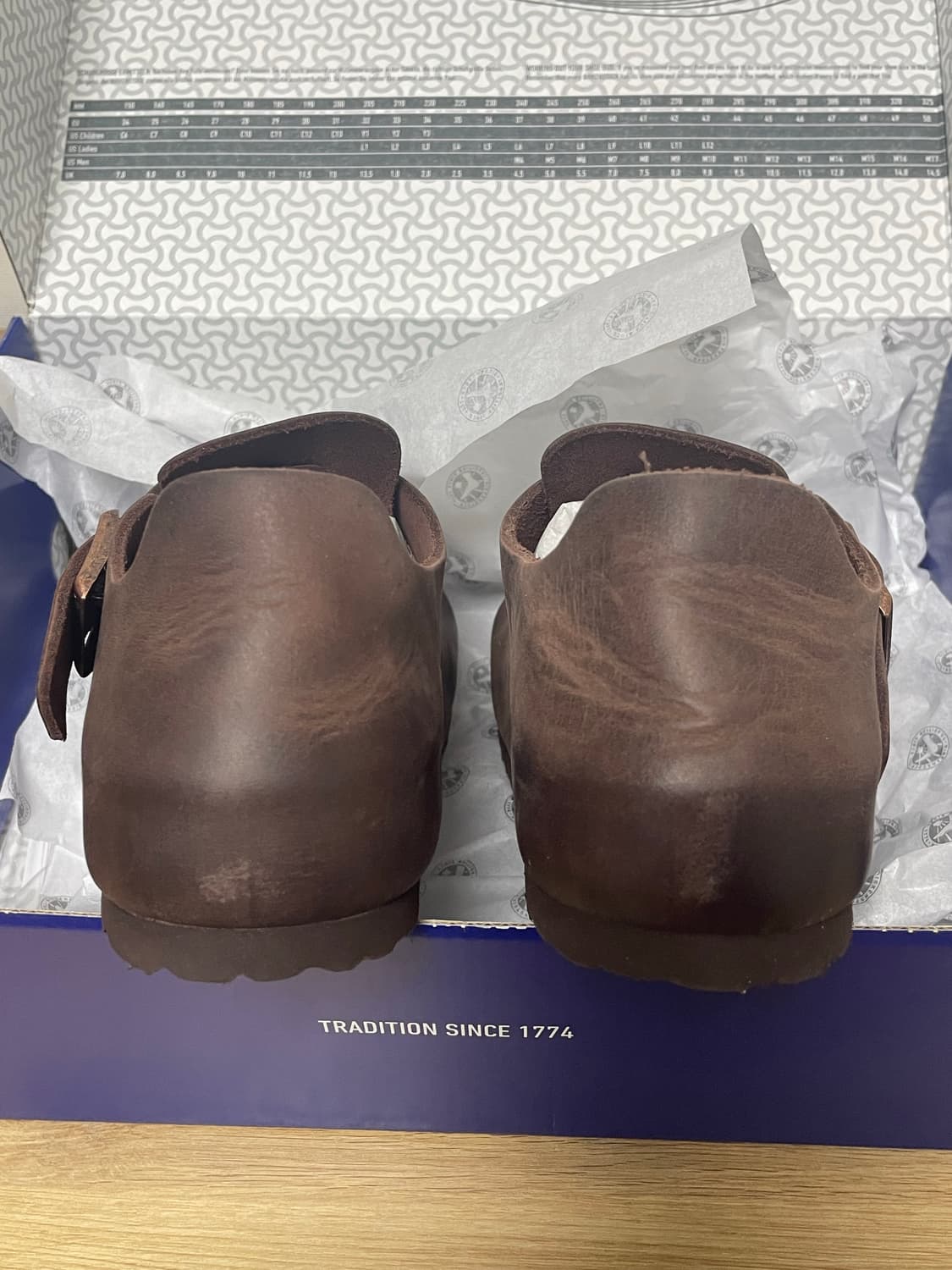 버켄스탁 런던 오일드 레더 하바나 레귤러 36 상품이미지4