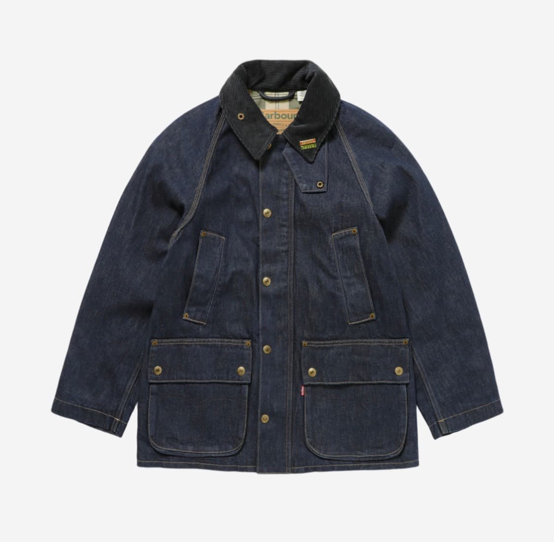 리바이스 x 바버 오버사이즈 비데일 자켓 다크 린스드 데님 상품이미지1