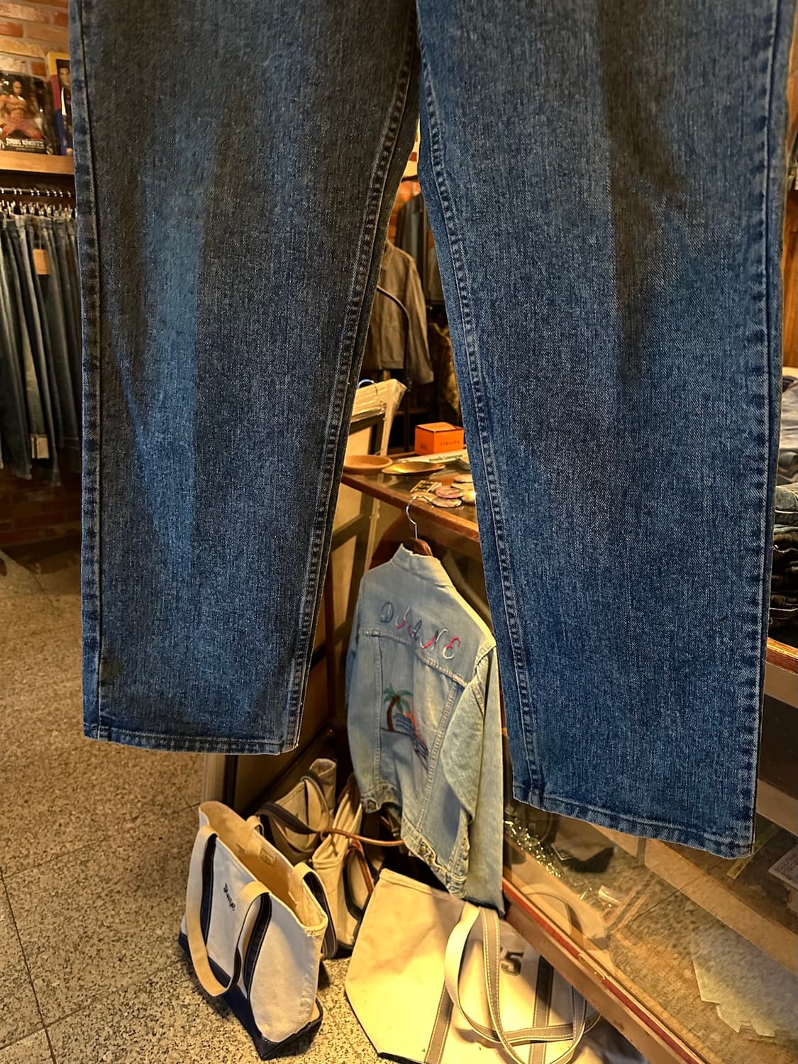  90s USA 빈티지 리바이스 554 루즈핏 데님 팬츠 상품이미지4