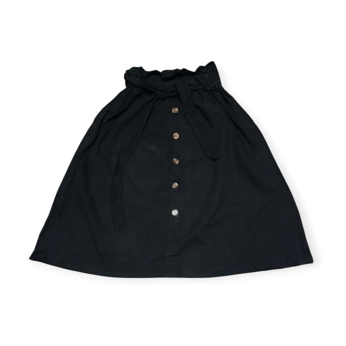 모리걸 앞단추 블랙 스커트  상품이미지1