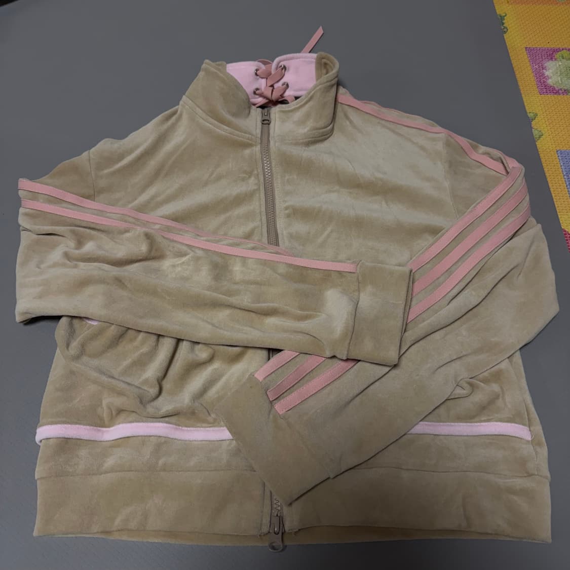 오스하이 Neck Corset Jersey Zip Up BabyMoka 상품이미지2