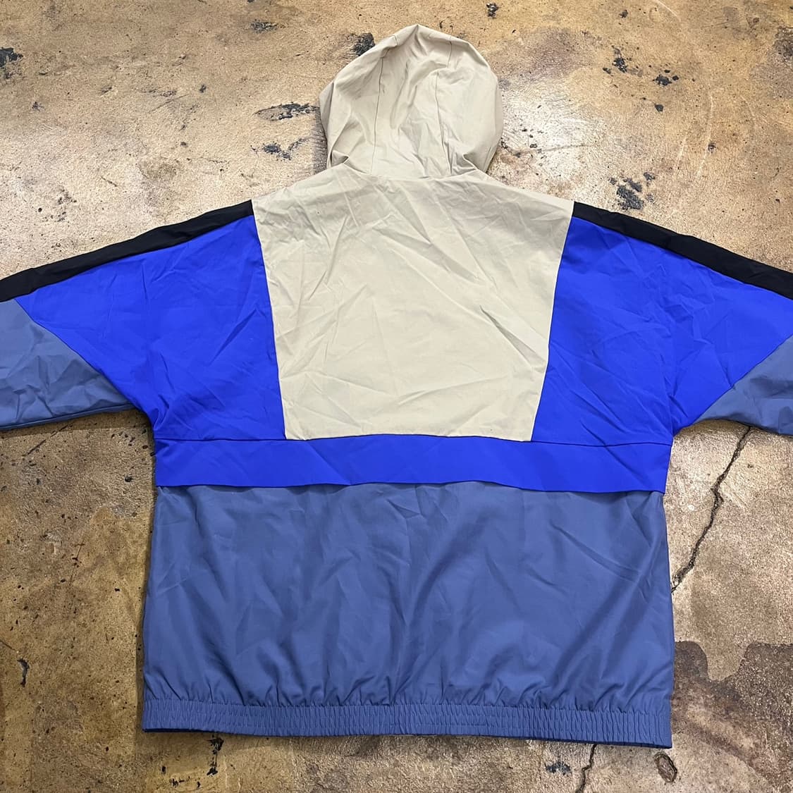 [정품/XL] 아디다스 컬러블록 후드 바람막이 자켓 b16 상품이미지4