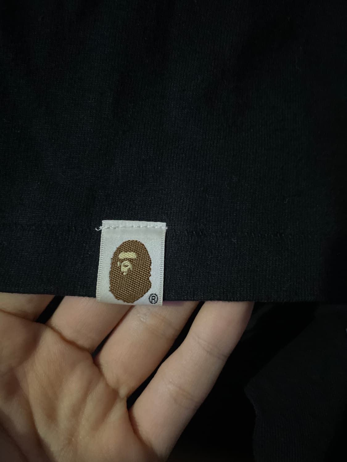 베이프x헬로키티 베이비마일로 블랙 티셔츠 L 국내판 상품이미지6