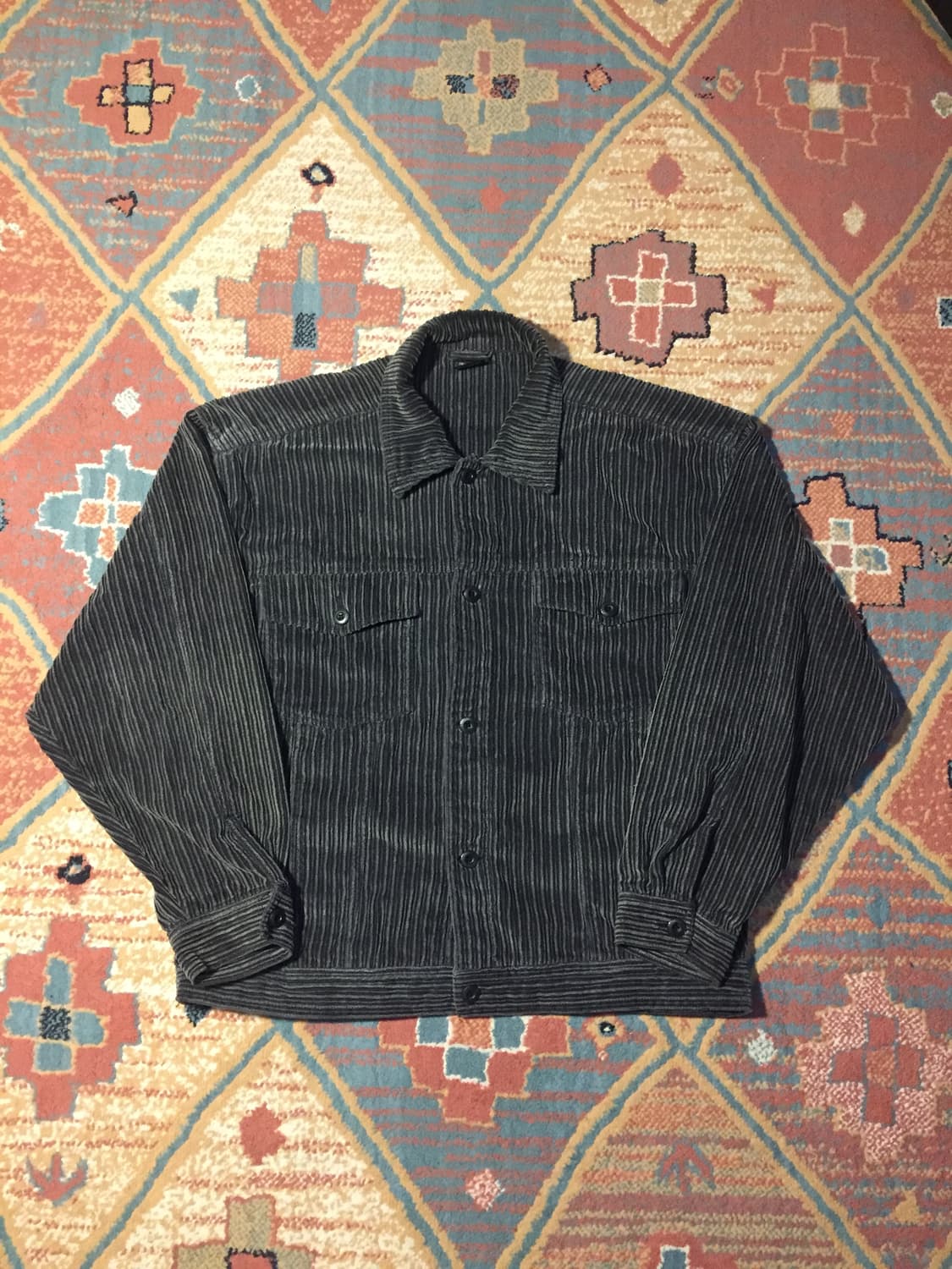 90s 썬페이딩 코듀로이 3세대 트러커자켓 상품이미지1