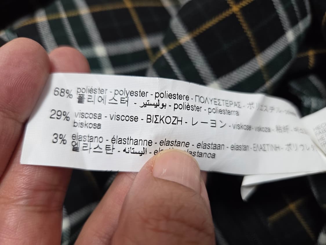 자라(ZARA) 체크원피스 44 상품이미지9