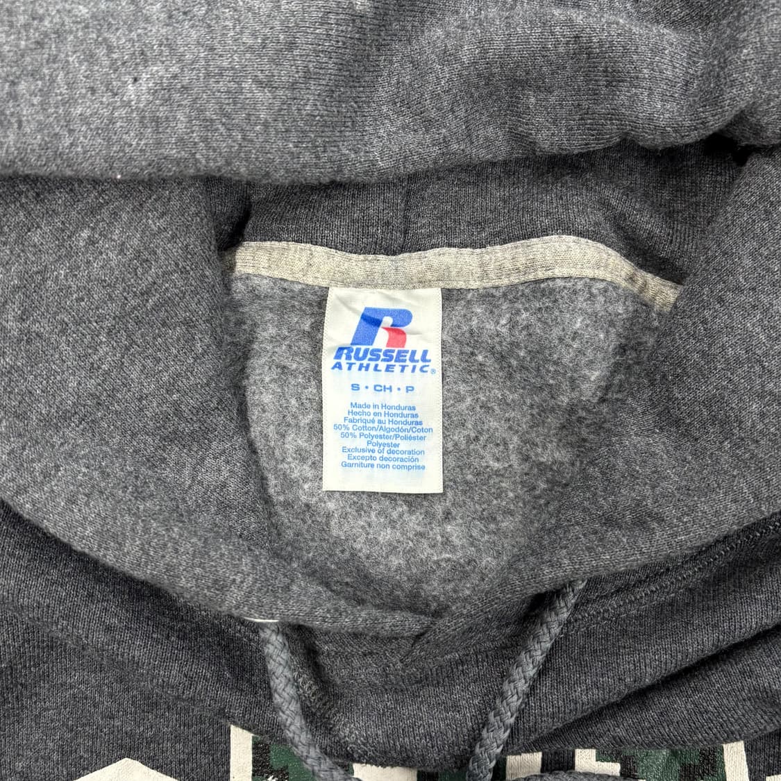 (S) 러셀 빈티지 프린팅 후드티 상품이미지5