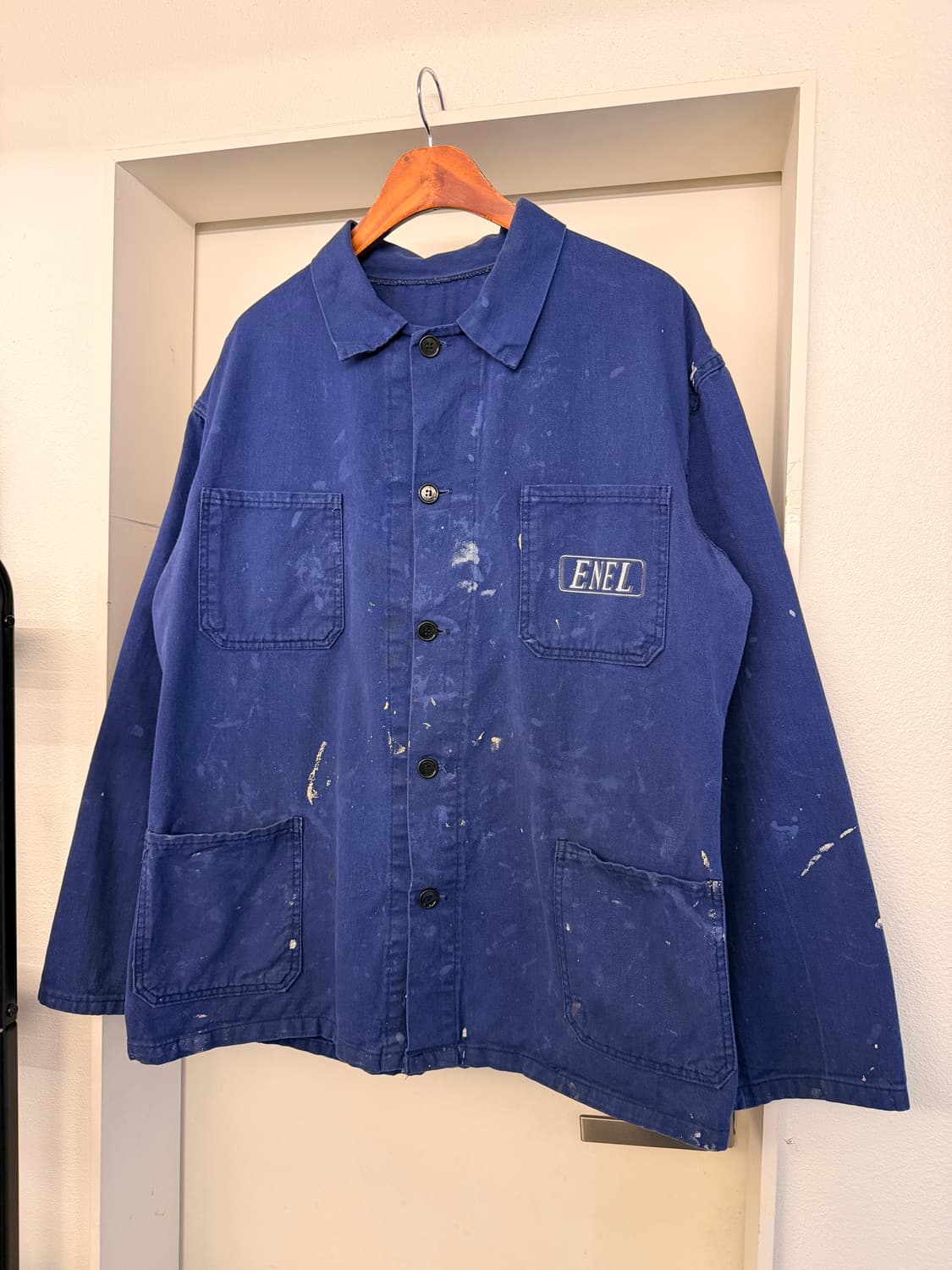 OLD VINTAGE PAINTED FRENCH WORK 프렌치워크자켓 상품이미지4