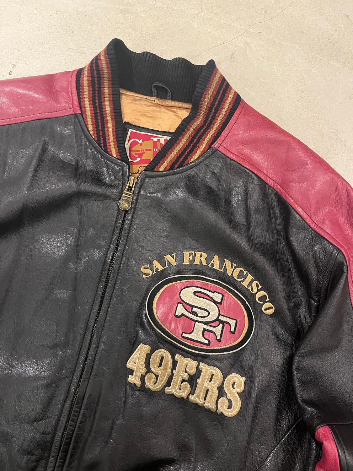 빈티지 G-lll 샌프란시스코 49ERS 레더자켓 상품이미지3
