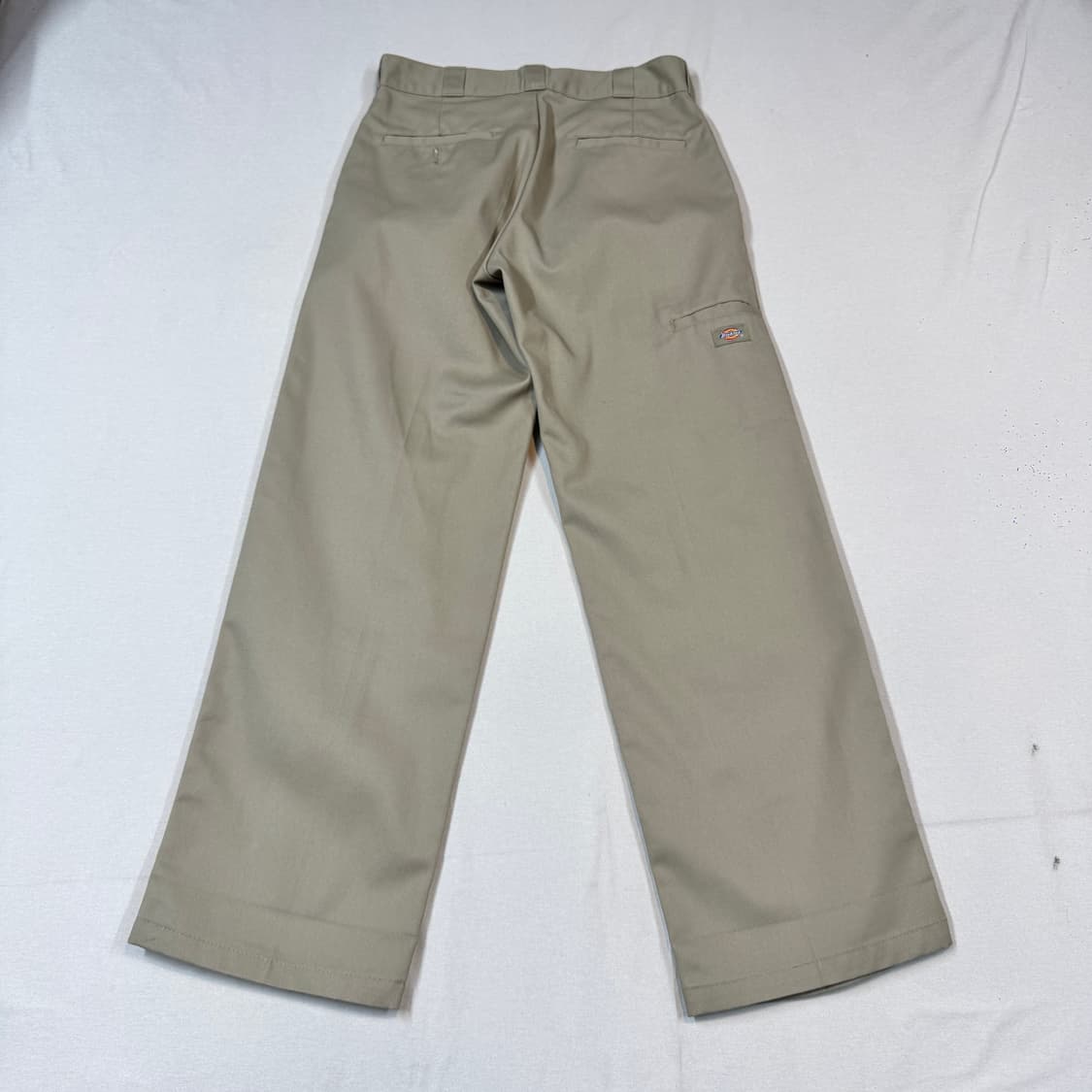 33inch) 디키즈 더블니 루즈핏 카키 컬러 면바지 치노팬츠 상품이미지5