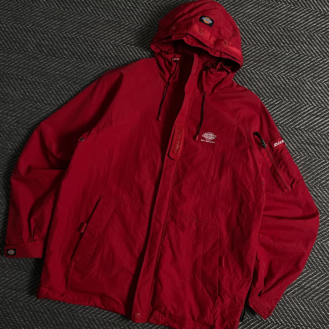 디키즈 USa 올드스쿨 나일론 테크웨어 자켓 레드 y 3688 상품이미지1