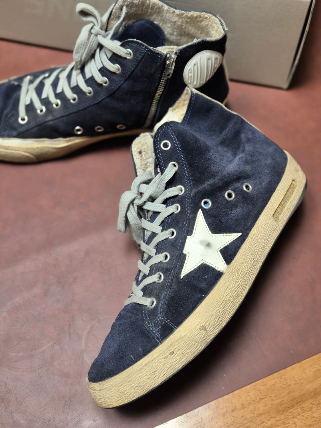 풀박실착용3회270-275(43)정품 골든구스 프란시  상품이미지8