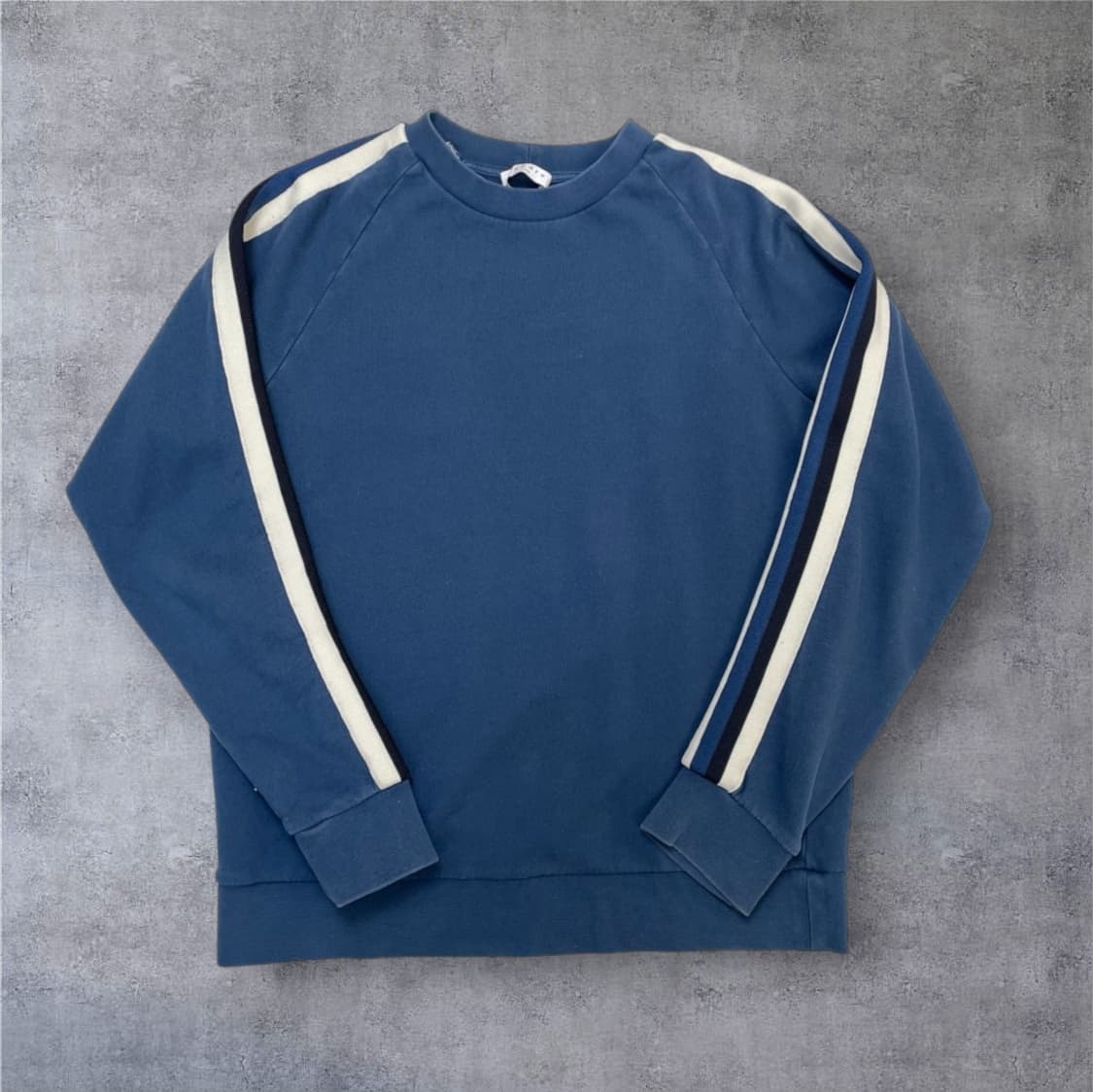 산드로 Sandro Homme 네이비블루 스트라이프 맨투맨 L 상품이미지1