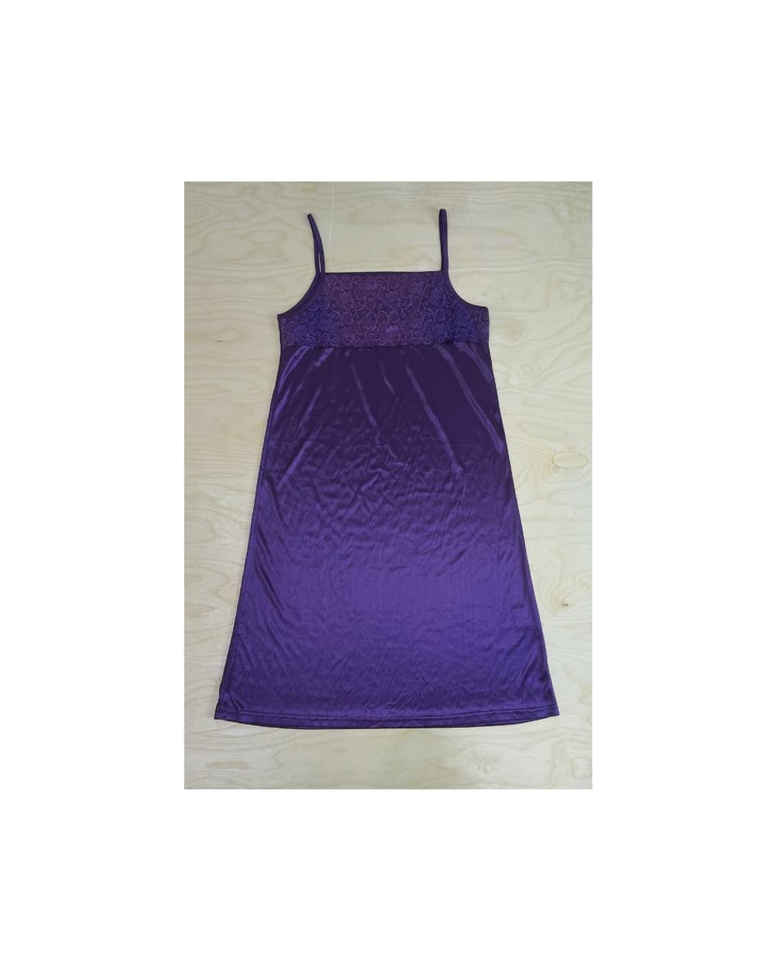 빈티지 보라 레이스 슬립 원피스 상품이미지1
