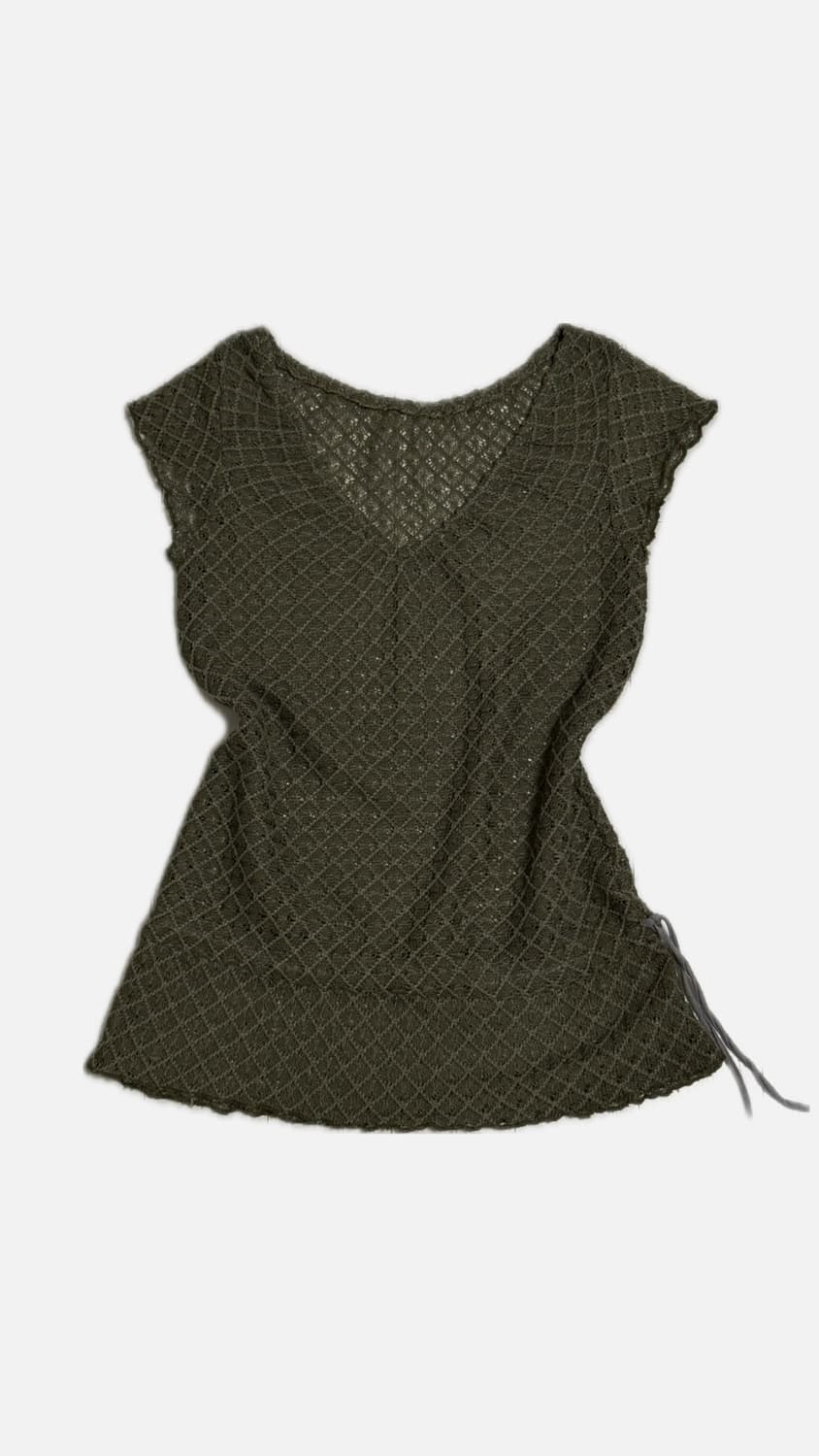 카키 네트 반팔 상품이미지1