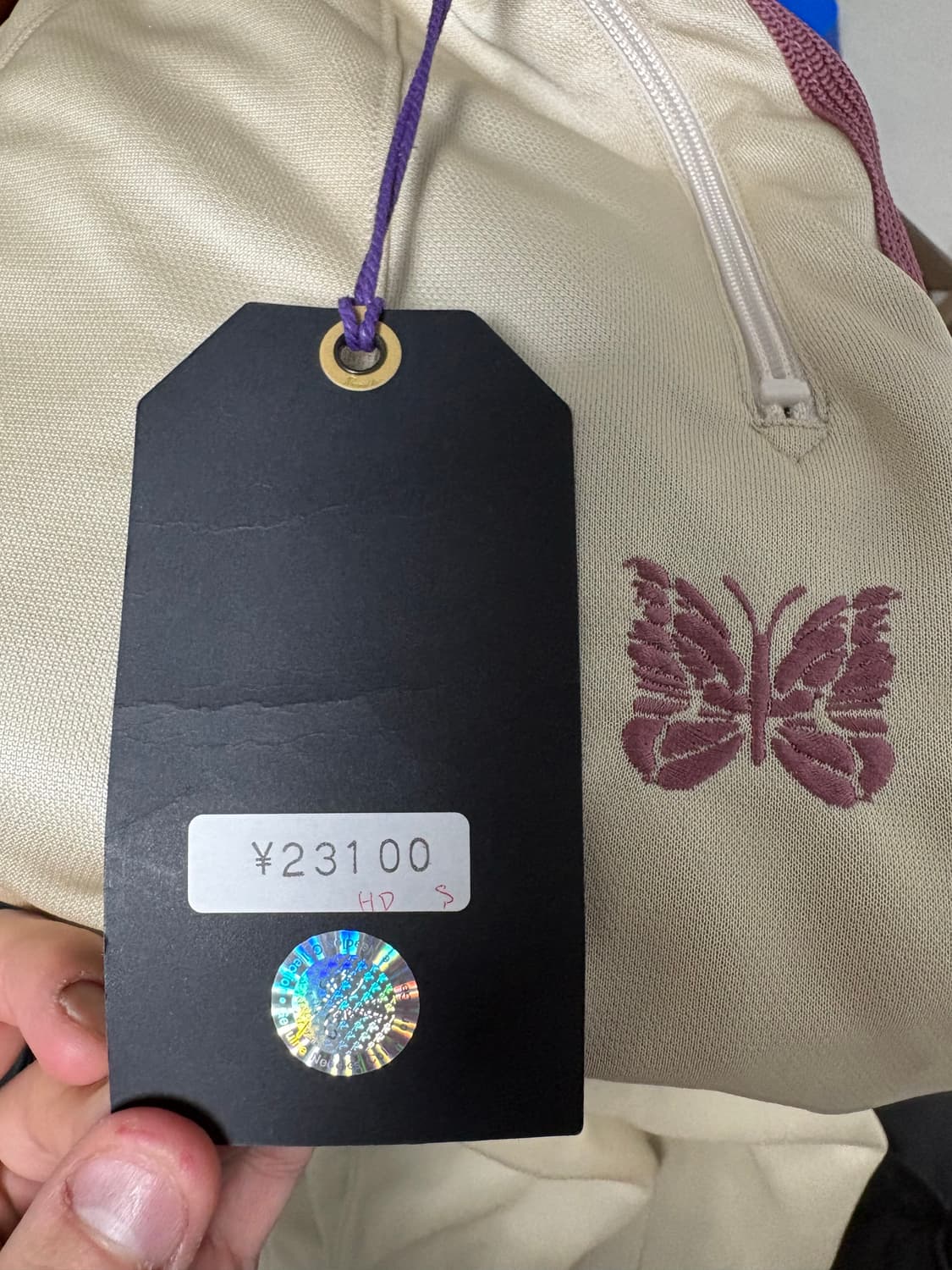 (S)니들스 hd 트랙팬츠 아이보리 상품이미지2