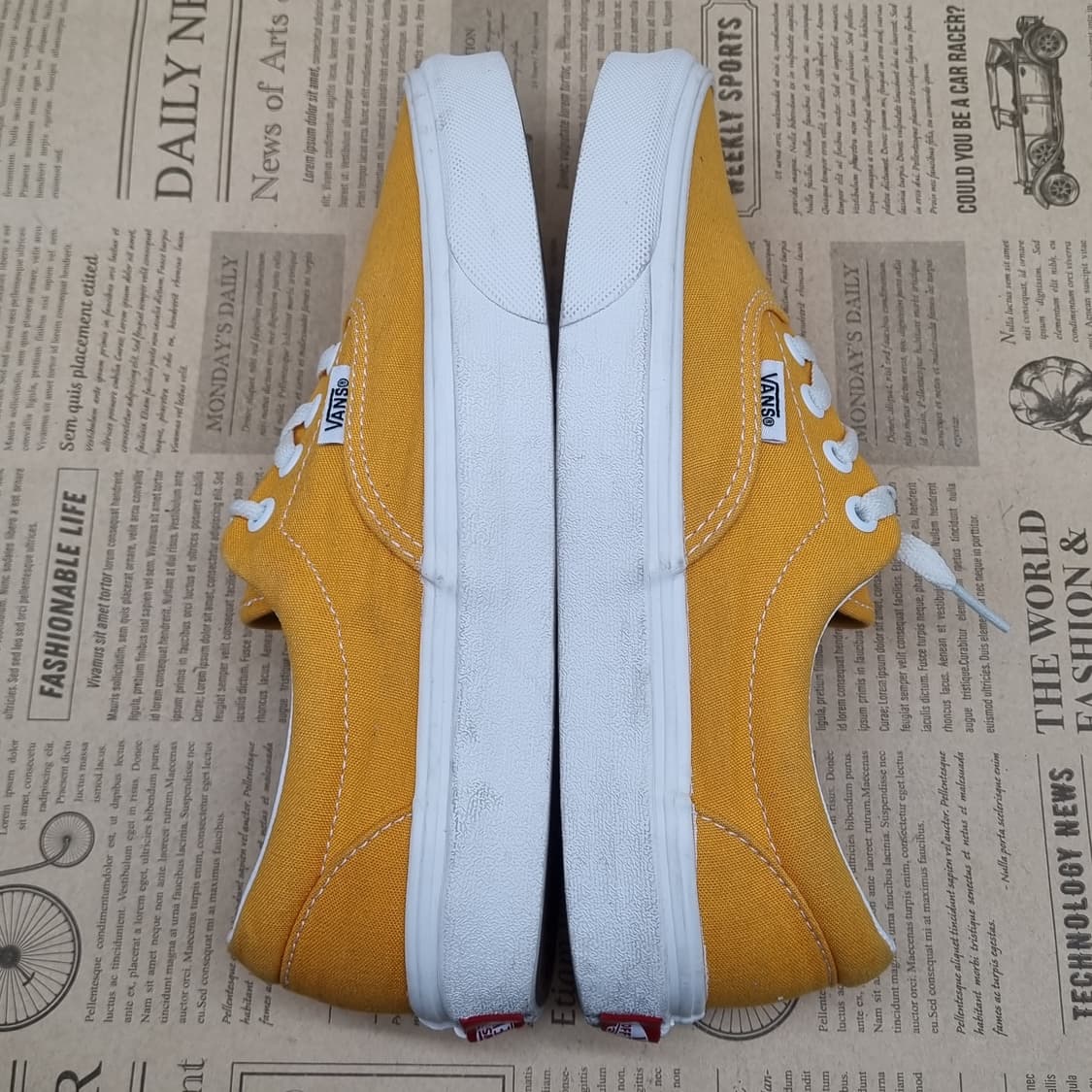 반스 에라 옐로우 여성스니커즈240 상품이미지5