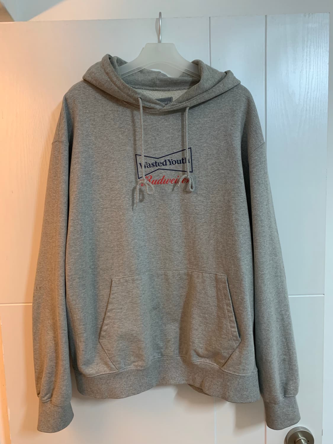 [XL] 베르디 웨이스티드 유스 x 버드와이저 후드 그레이 상품이미지2