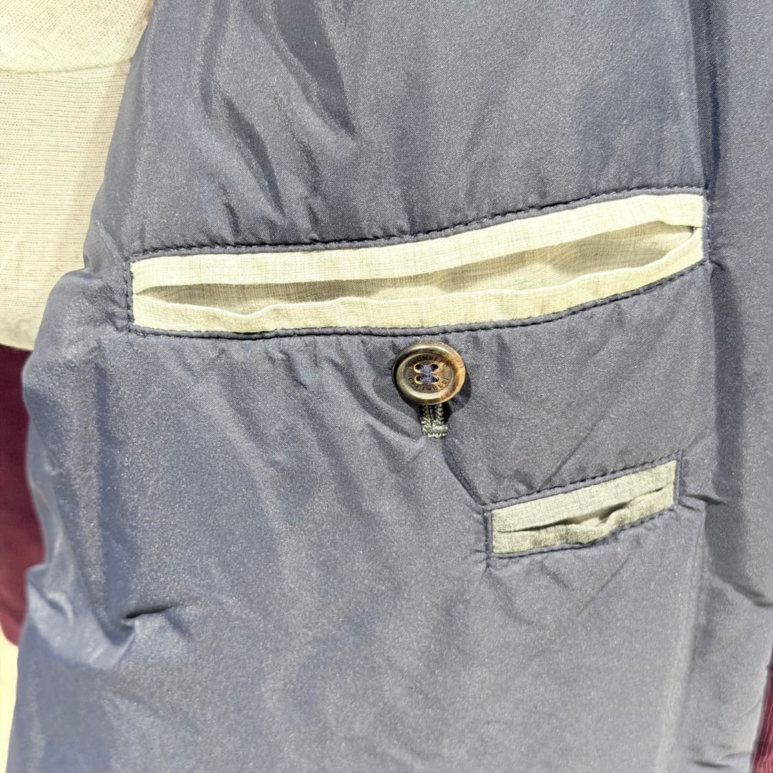 (A+/XL) / 브루넬로 쿠치넬리 코듀로이 버건디 봄버 자켓 상품이미지8