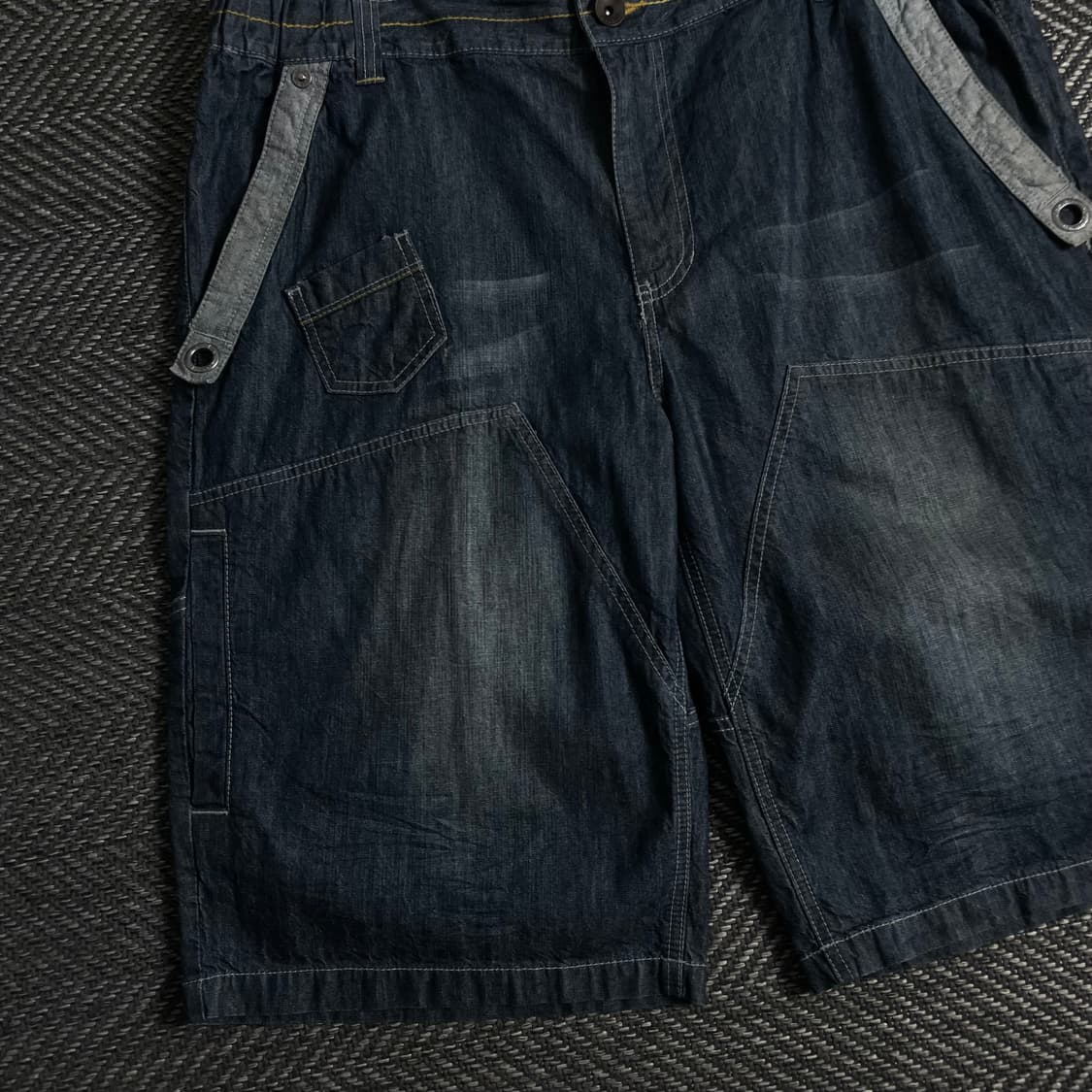 00s Y2K 빈티지 데님 버뮤다 팬츠o 3736 상품이미지2