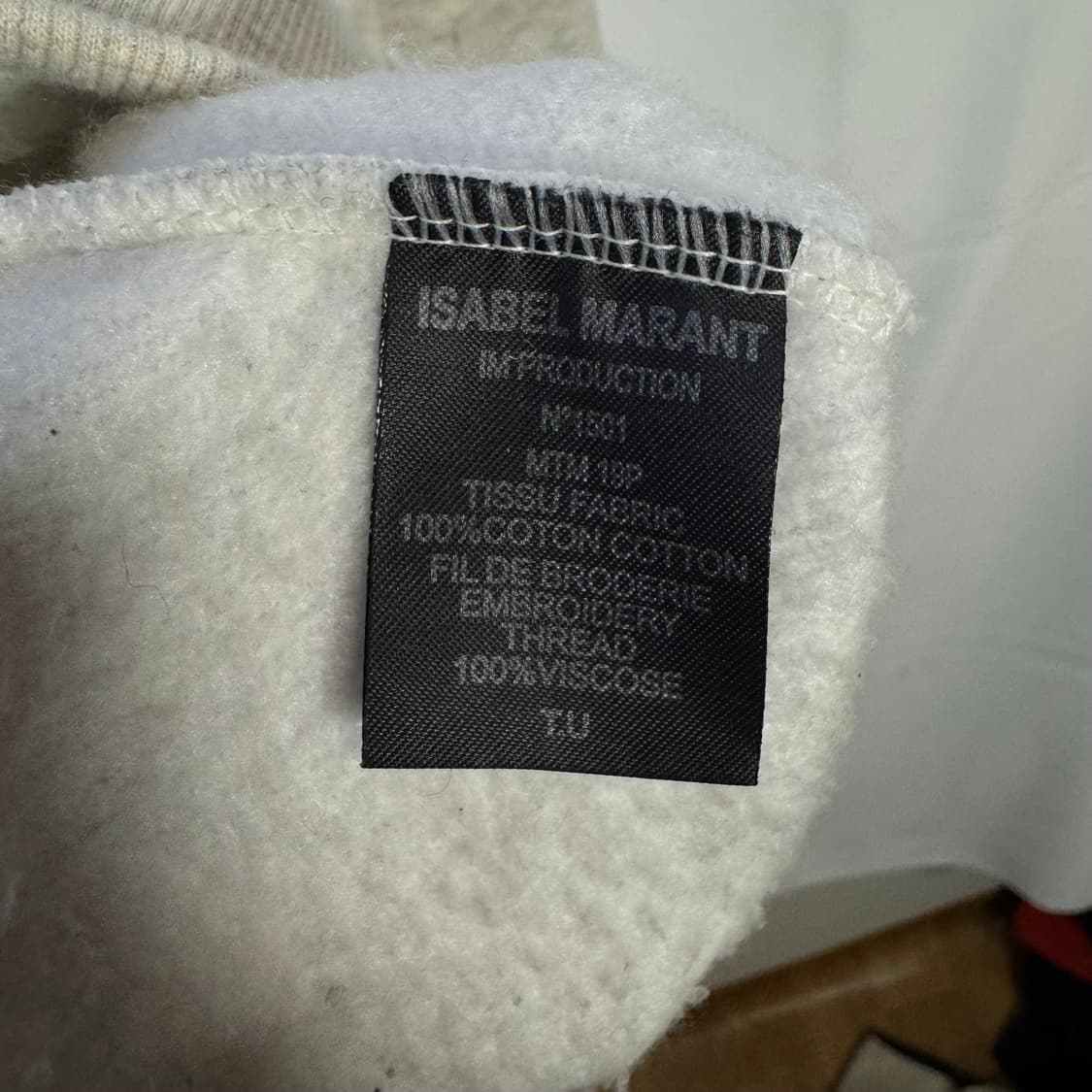 이자벨마랑 스웻 로고 후드티 상품이미지7