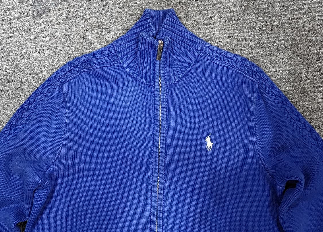 폴로 랄프로렌 스포츠 빈티지 니트 집업 가디건 L 상품이미지5