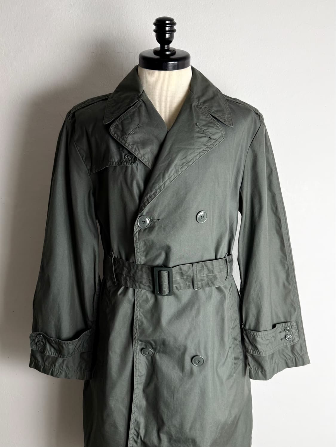 60s US Army Green 274 Trench  Coat 상품이미지6