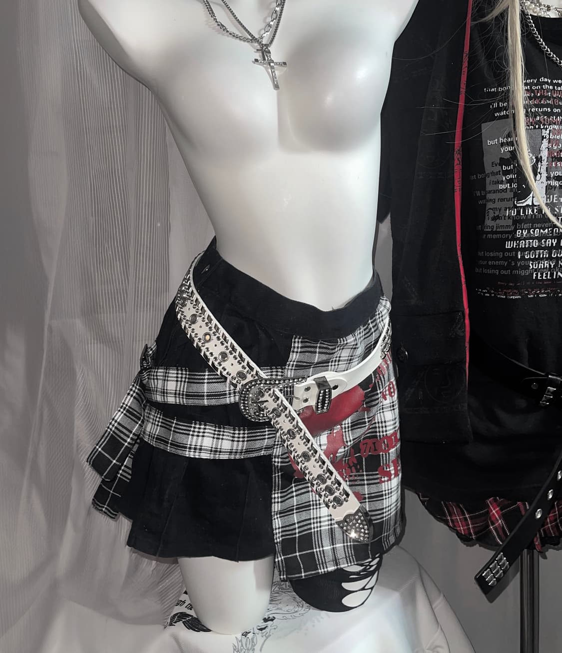 Sexpot revenge punk skirt 상품이미지2