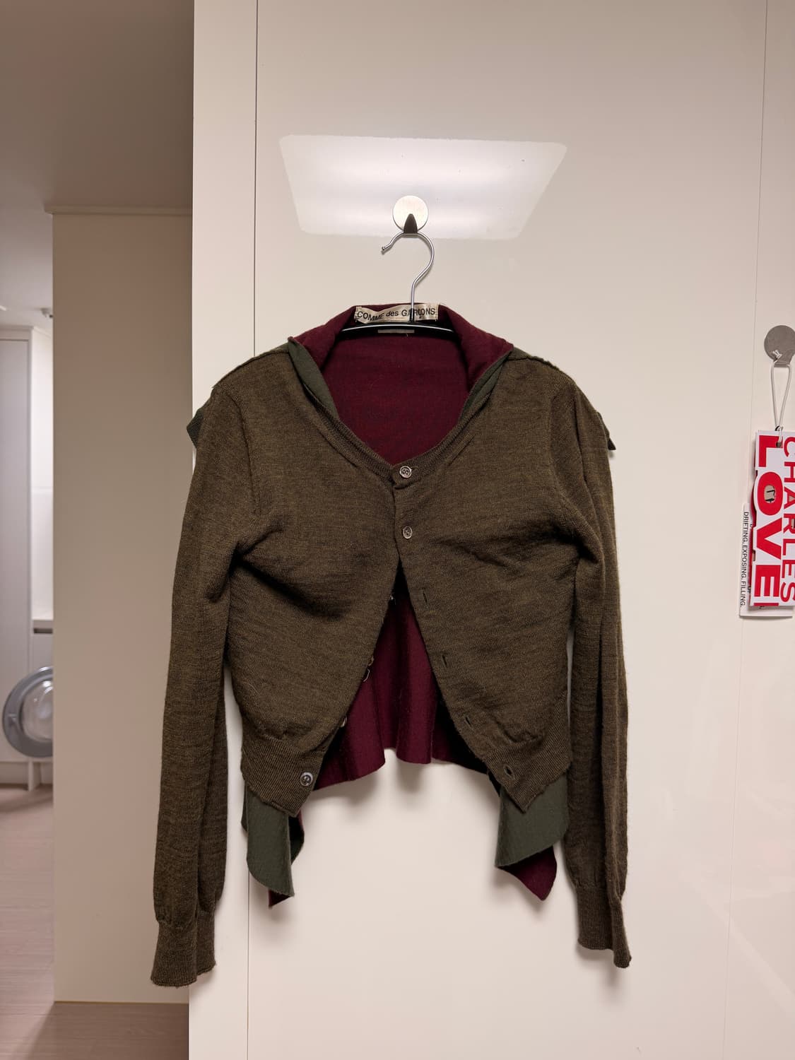 꼼데가르송 레이어드 가디건 상품이미지1