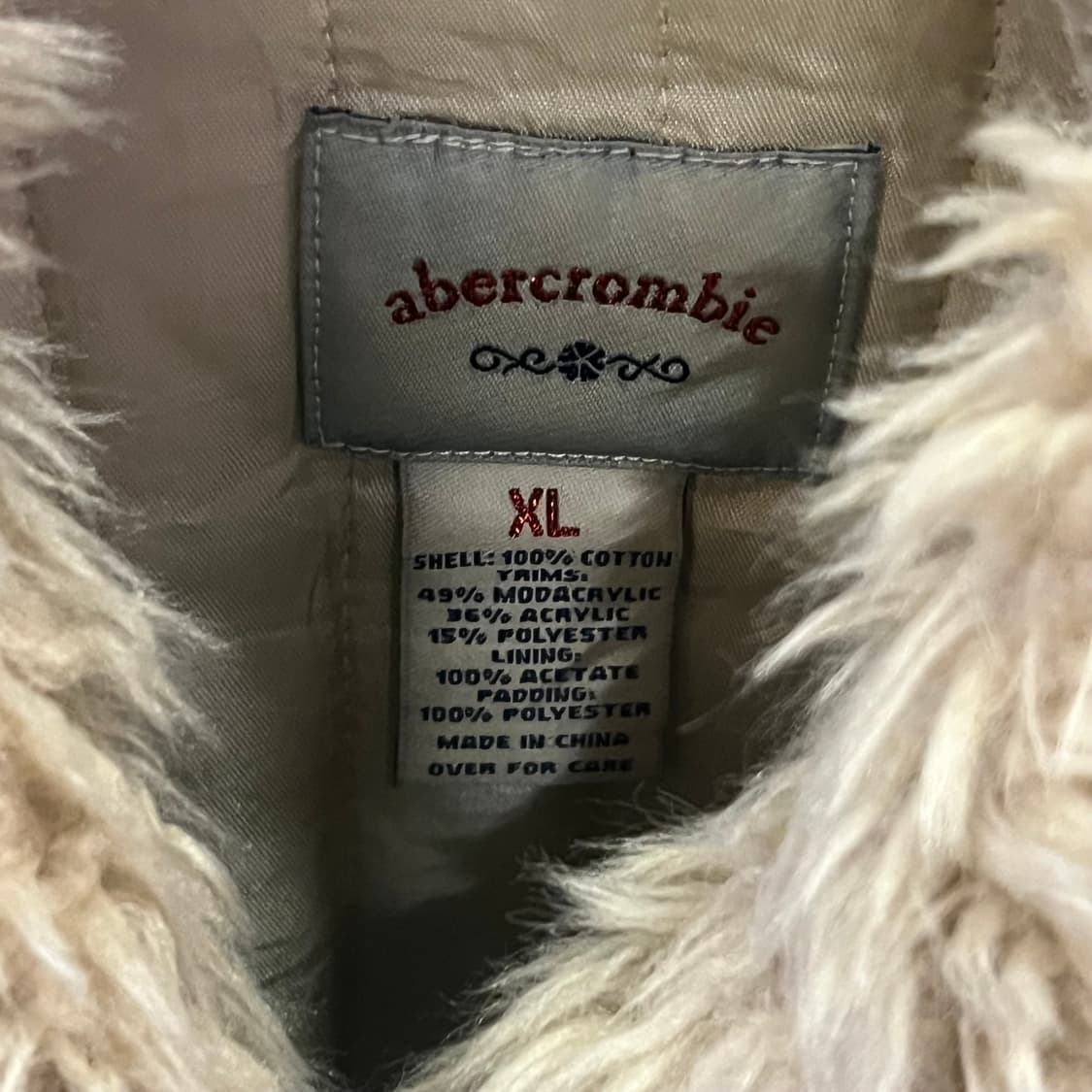 아베크롬비 양털 퍼 데님자켓 상품이미지5