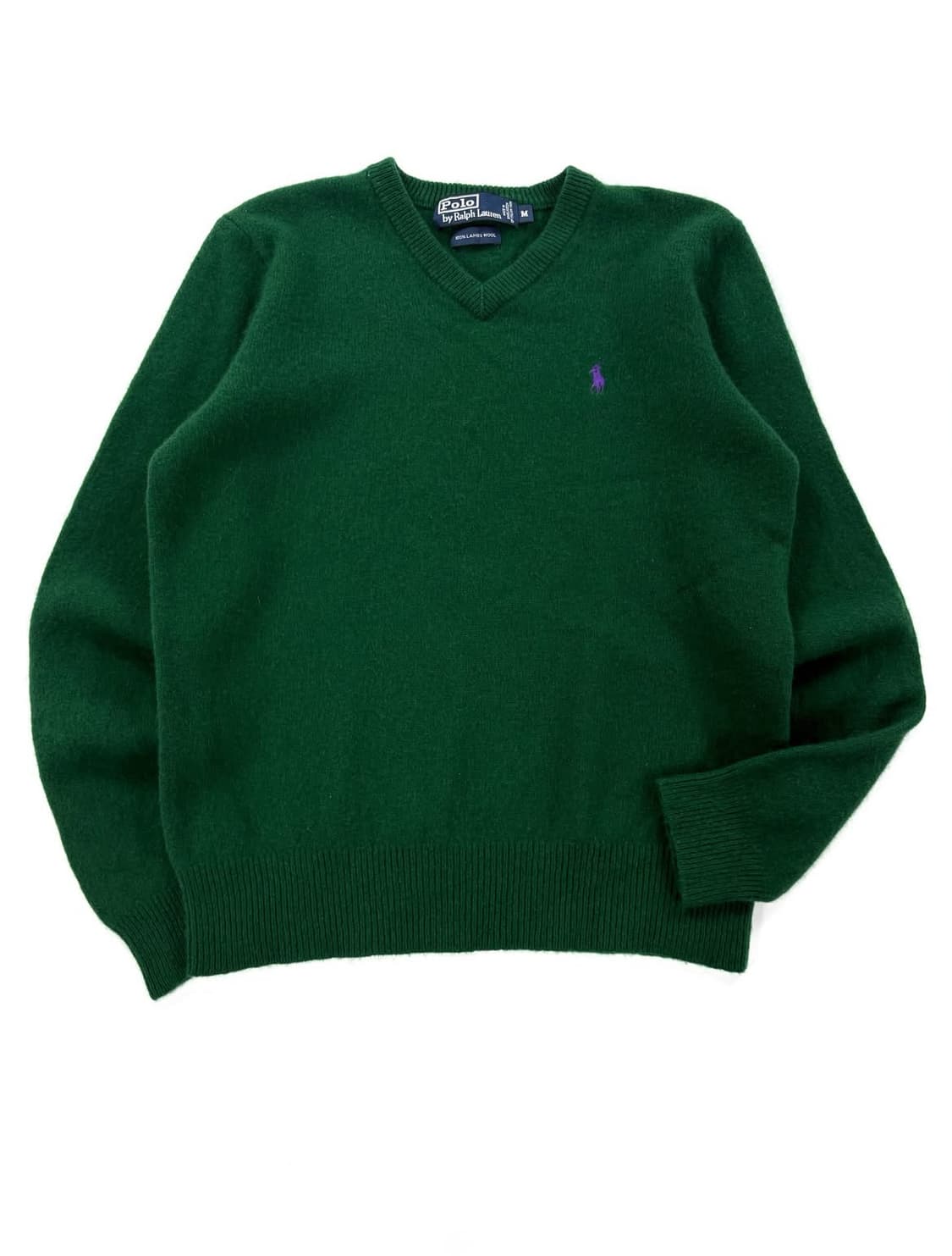 폴로 랄프로렌 램스 울 여성 브이넥 니트  상품이미지1