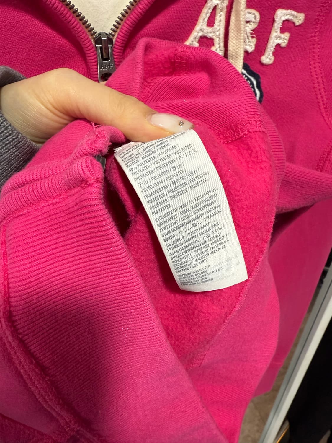 아베크롬비 딱붙 후드집업 상품이미지3