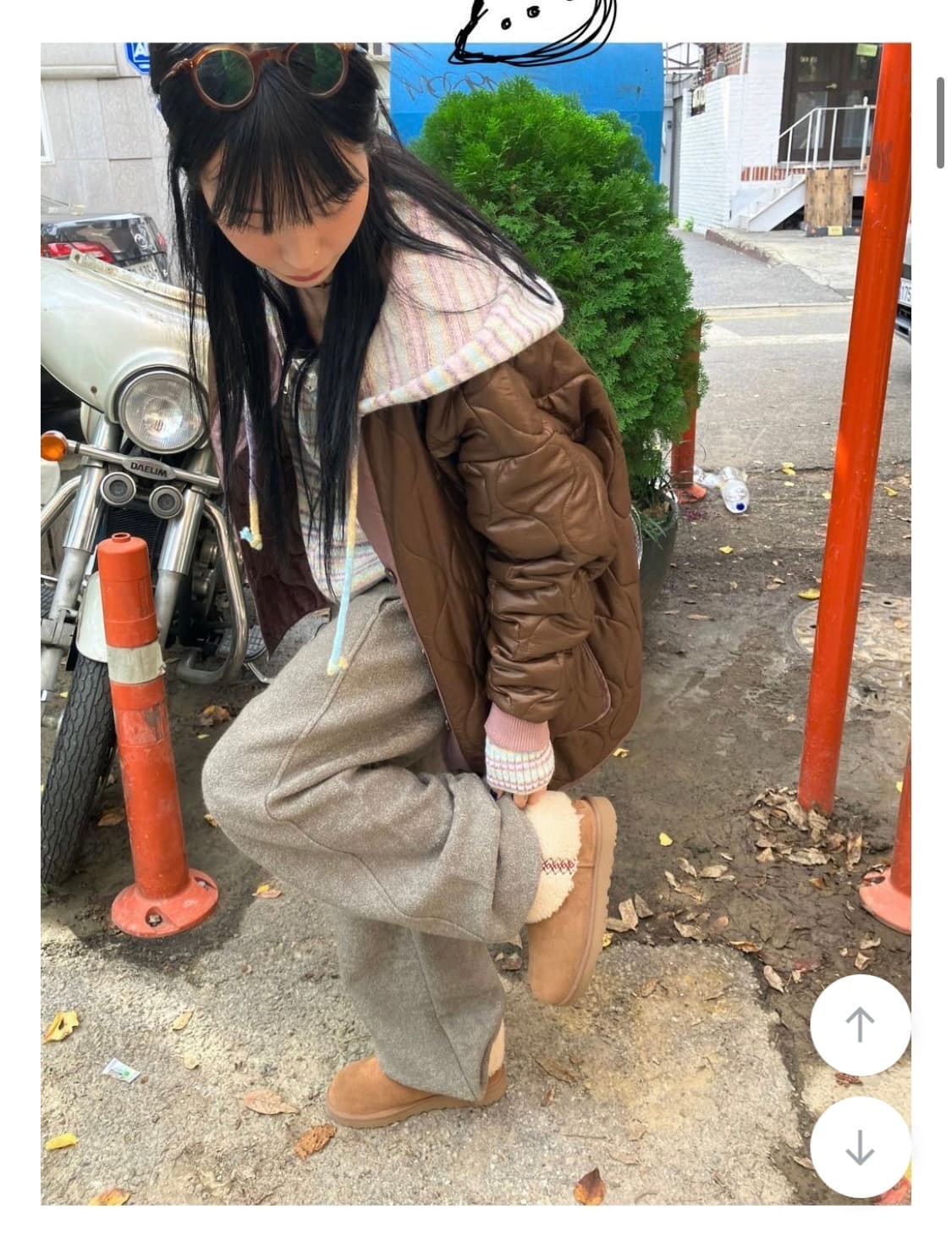 울 혼방 스웻팬츠 상품이미지6