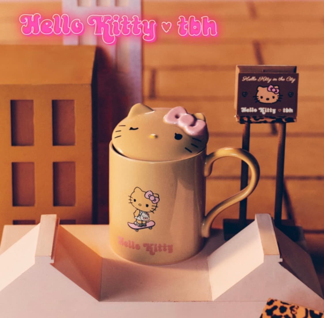 tbh 헬로키티 태닝 키티 머그 상품이미지6