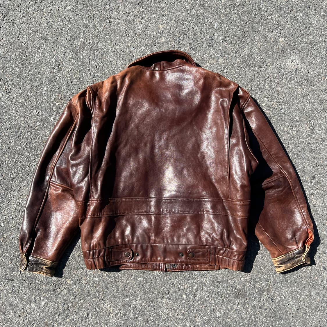 80‘s A-2 레더 플라이트 자켓 상품이미지6