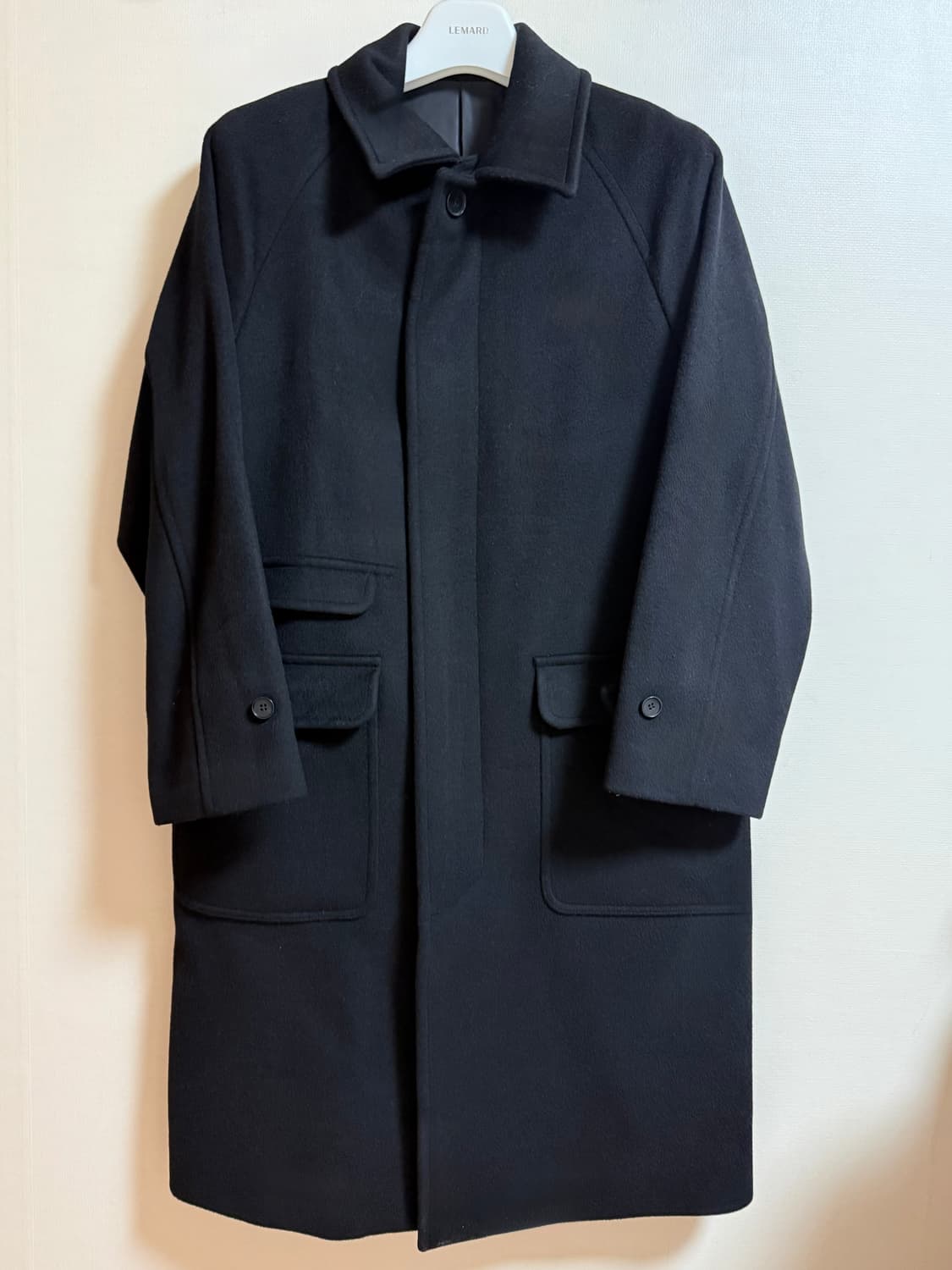 아티팩츠,아트이프액츠 (Art if acts) 발마칸 코트 블랙 M 상품이미지1